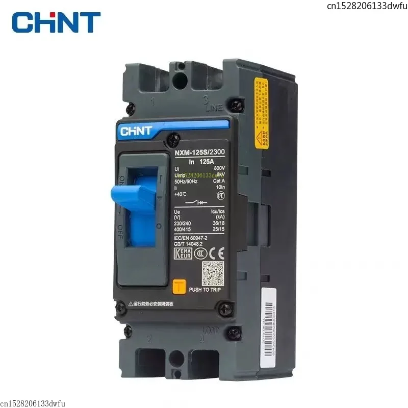 CHINT NXM 2P 10A - 250A MCCB Moulded Case Circuit Breaker Provide Protection Overload Short Circuit Under Voltage Power Motor