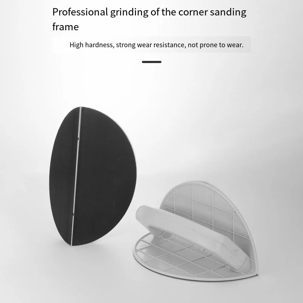 1Pcs Half Round Sandpaper Sander Right Angle Half Round Angle Grinding Tool Sandpaper Drywall Corner Sander Sanding Tools