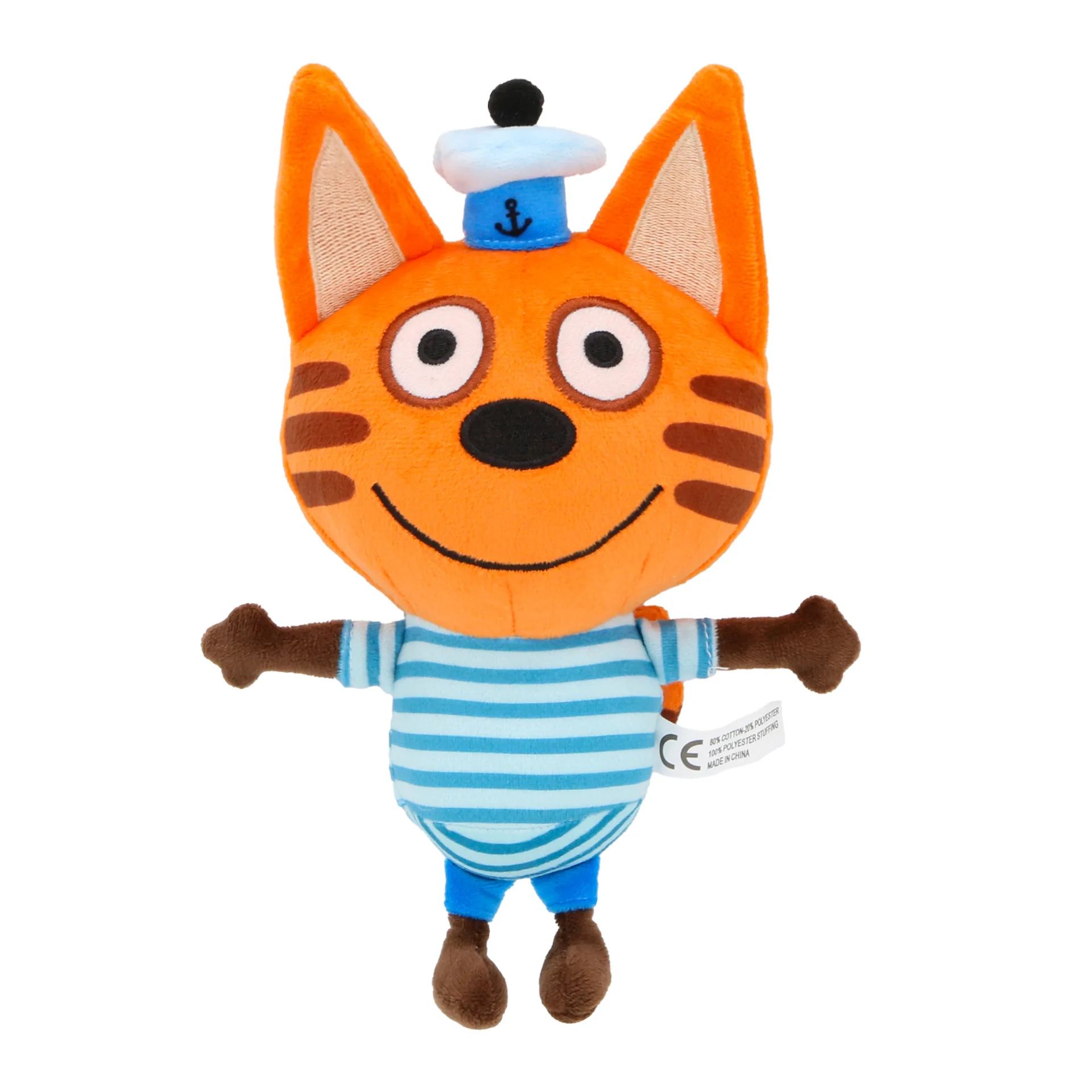 Genuine kid e cats Russian Три кота My Family Three Happy Cats Plush Doll Cookie Candy Pudding Happy Cat Doll Toy Children Gift