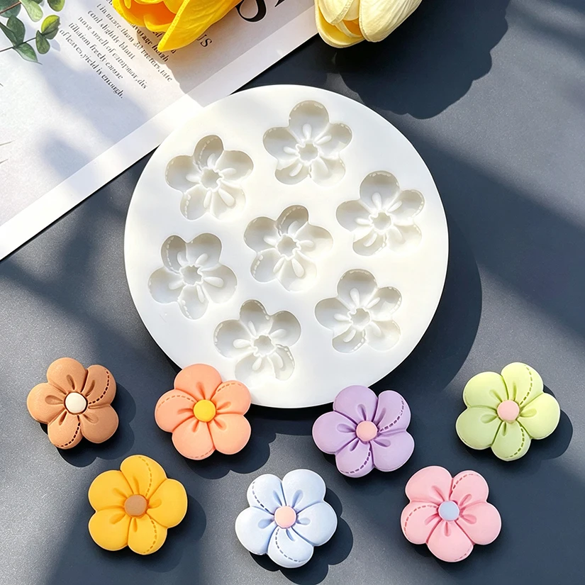 Blume Rose Silikonform Harz Werkzeuge Schokolade Sugarcraft Form Fondant Kuchen Dekorieren Werkzeuge