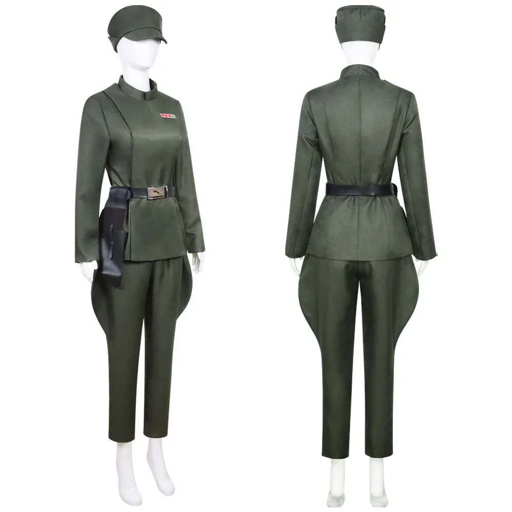 Movie Women Imperial Officer Cosplay Costume Halloween Wars Galactic Empire Wan Kenobi Military Uniform Cosplay Uniform Suit