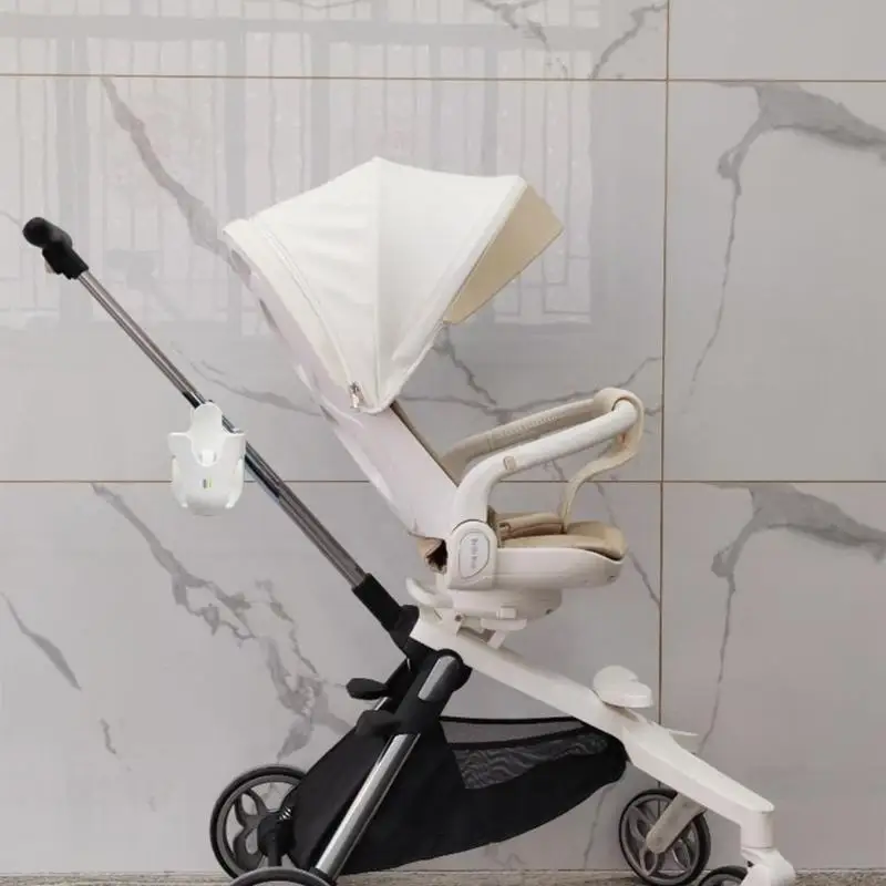 A5YC Convenient Strollers Beverage Holder Practical Strollers Cup Organiser for Parents Enjoy Drinks While Walking
