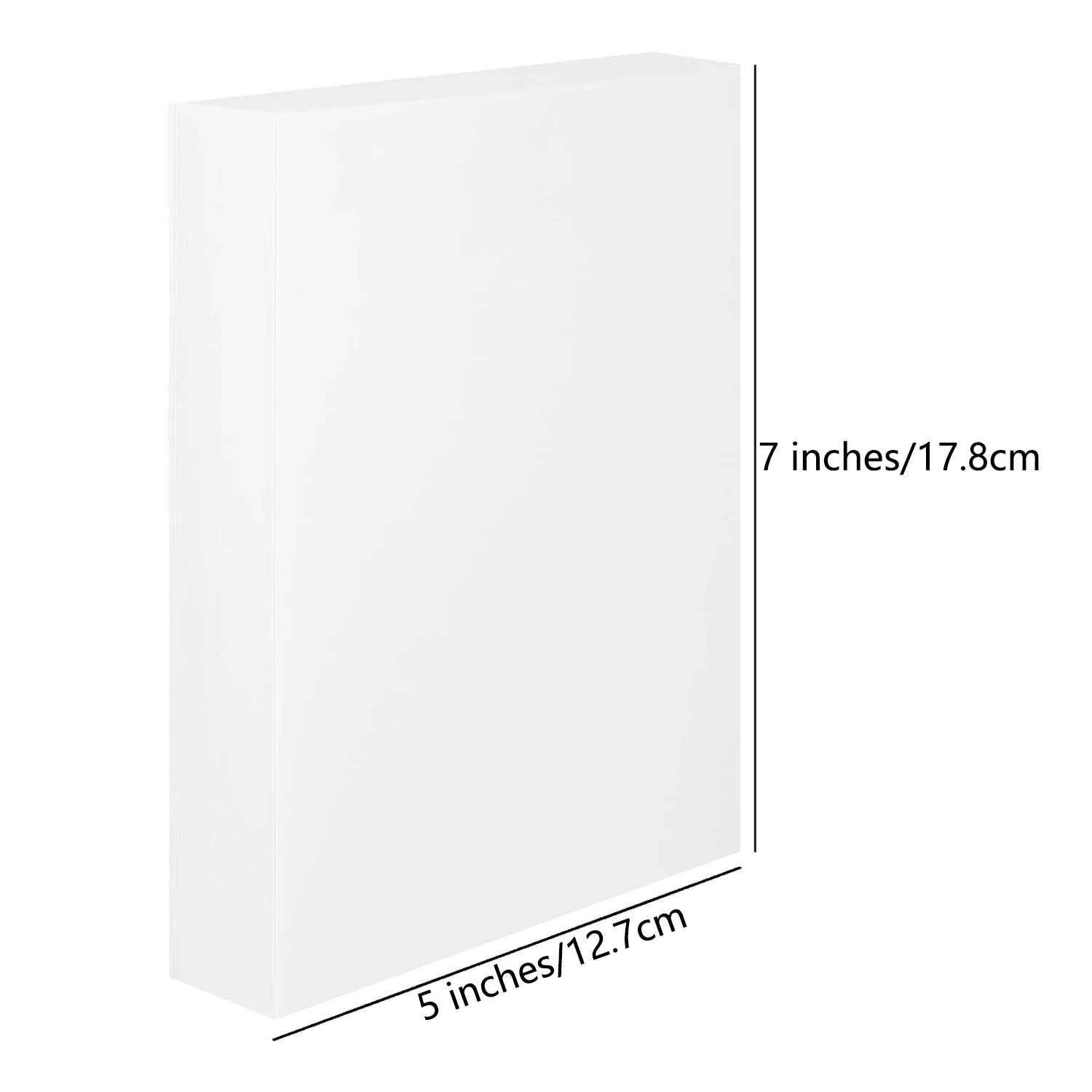 100매 접착식 광택 사진 용지 7x5인치-사진, 엽서, 인사말 카드 및 메뉴용 프리미엄 잉크젯 프린터 용지