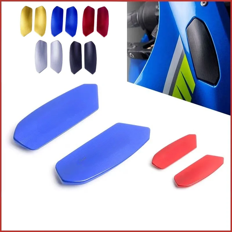 CNC Motorcycle Rearview Mirror Block Off Base Plates Mounts For Suzuki GSXR 1000R GSXR 1000 2017 2018 2019 2020 2021 2022 2023