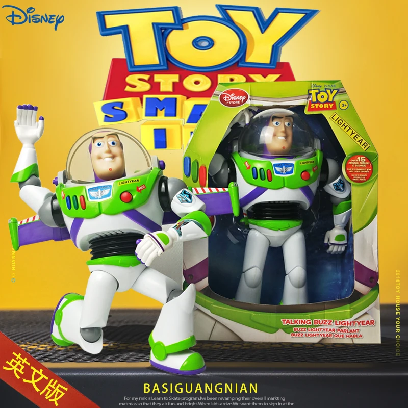 

Disney Movie Toy Story in Stock, Detective Woody, Tracy Toys, Buzz Lightyear Sound Glowing Toys, Dolls, Handmade Model Gifts