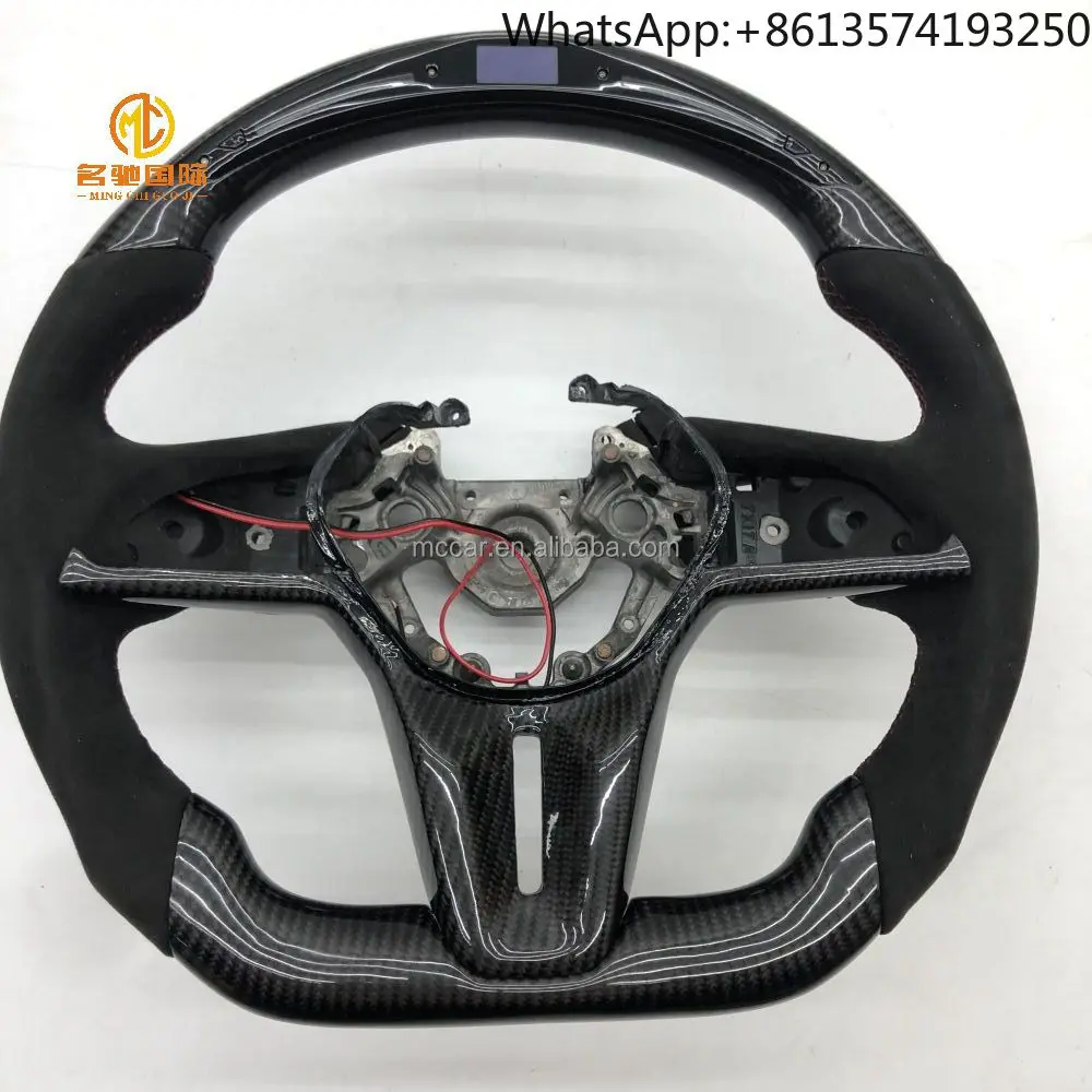 For  GTR35 Carbon Fiber Steering Wheel LED Light Steering Wheel All Models Can Be Customized