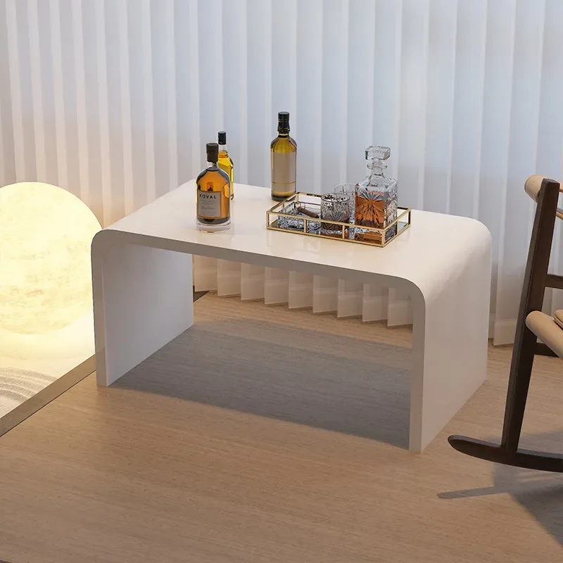 Coffee table, light luxury acrylic tatami transparent small table, home simple bedroom windowsill, small tea