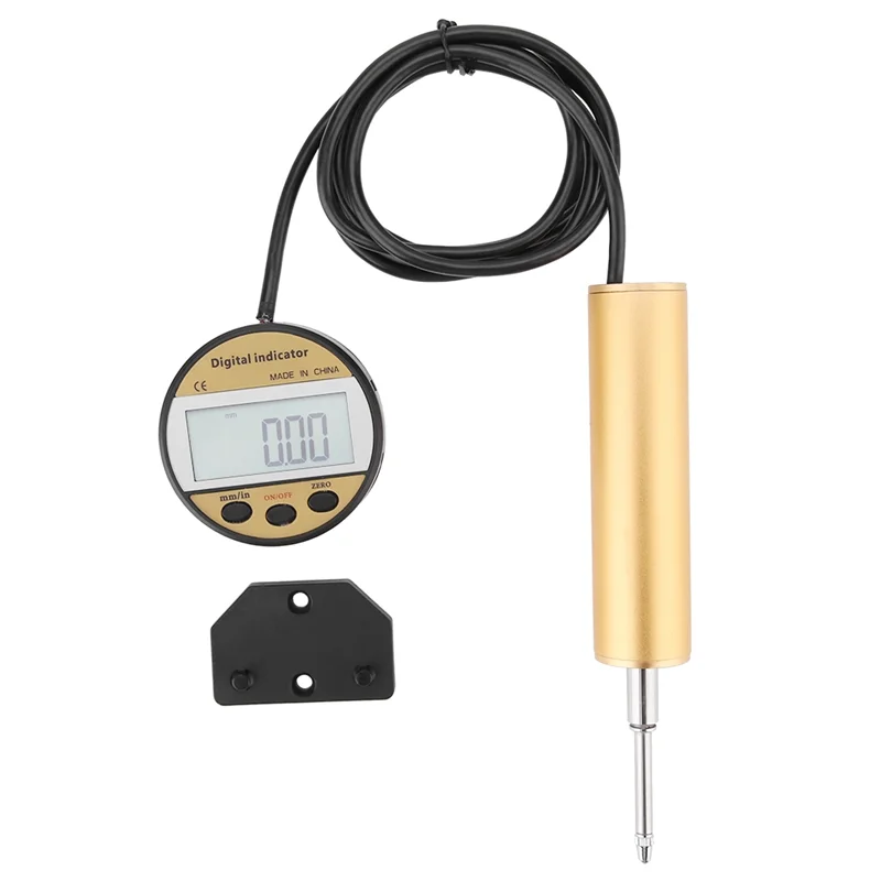 

A02M-Digital Indicator Digital Probe Indicator Gauge 0-25.4Mm 0.01Mm Remote Type Digital Indicator Gauge Tool ±0.03Mm Test