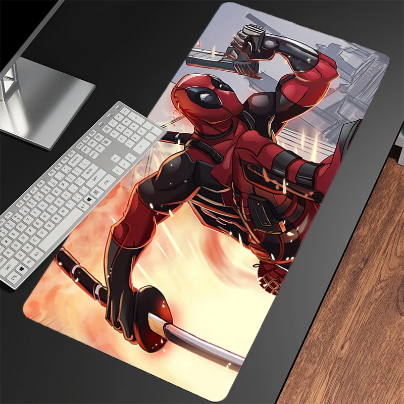 마우스 패드 데드풀 게이머 PC 컴퓨터를 위해 특별히 디자인된 HD 인쇄 데스크 매트 키보드 애니메이션 게임 액세서리 마우스 패드 카펫