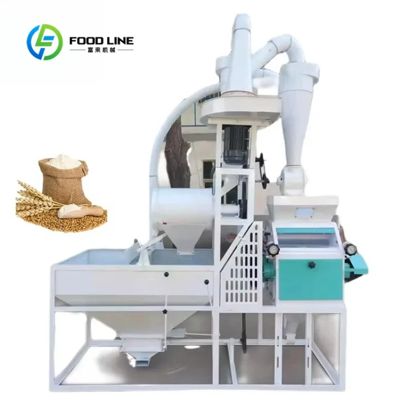 Customized Wheat Corn Grinder High Performance Electric Flour Mill For Commercial Grain Crushing Factory Food Processing Use