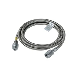 Z17-2M extended 2-meter outdoor camping flat gas high-pressure gas tank stove head gas connection extension pipe