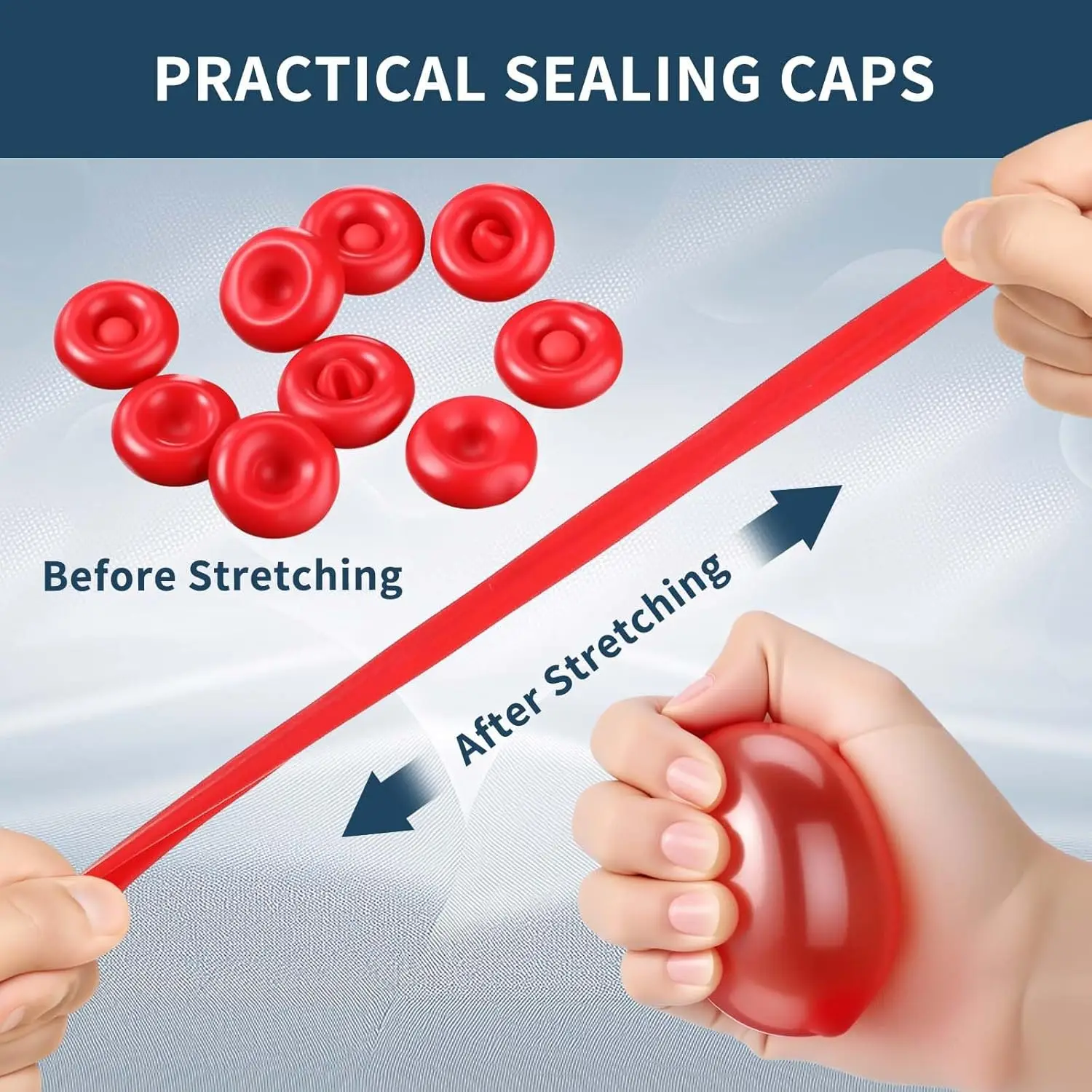 Bouchons de scellage de tubes de calfeutrage 10/20/30 pièces – Scelleuses de pointe de pistolet de calfeutrage réutilisables pour la protection des tubes ouverts (ajustement universel)