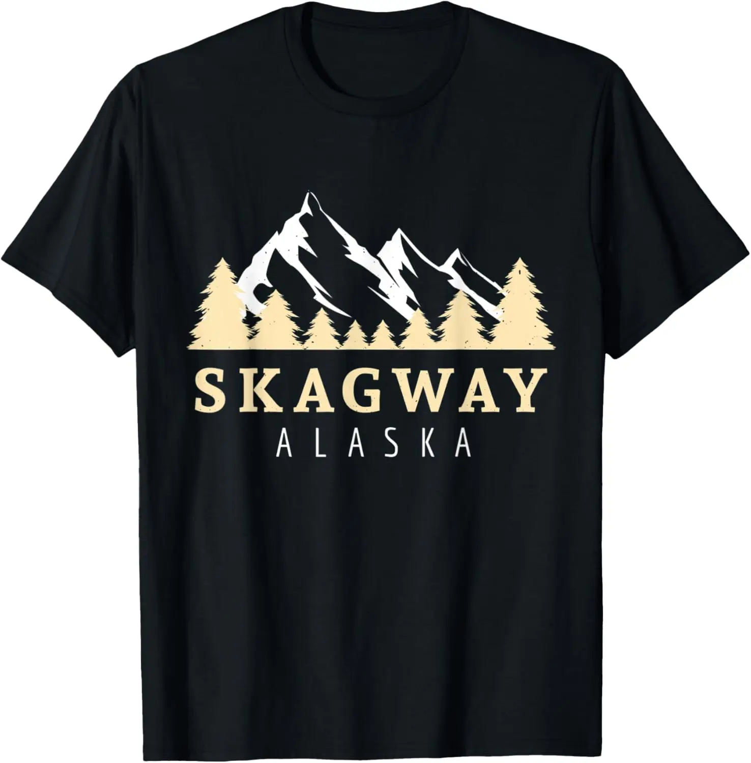 

Skagway Alaska USA Last Frontier Gold Rush Patriotic Gift T-Shirt