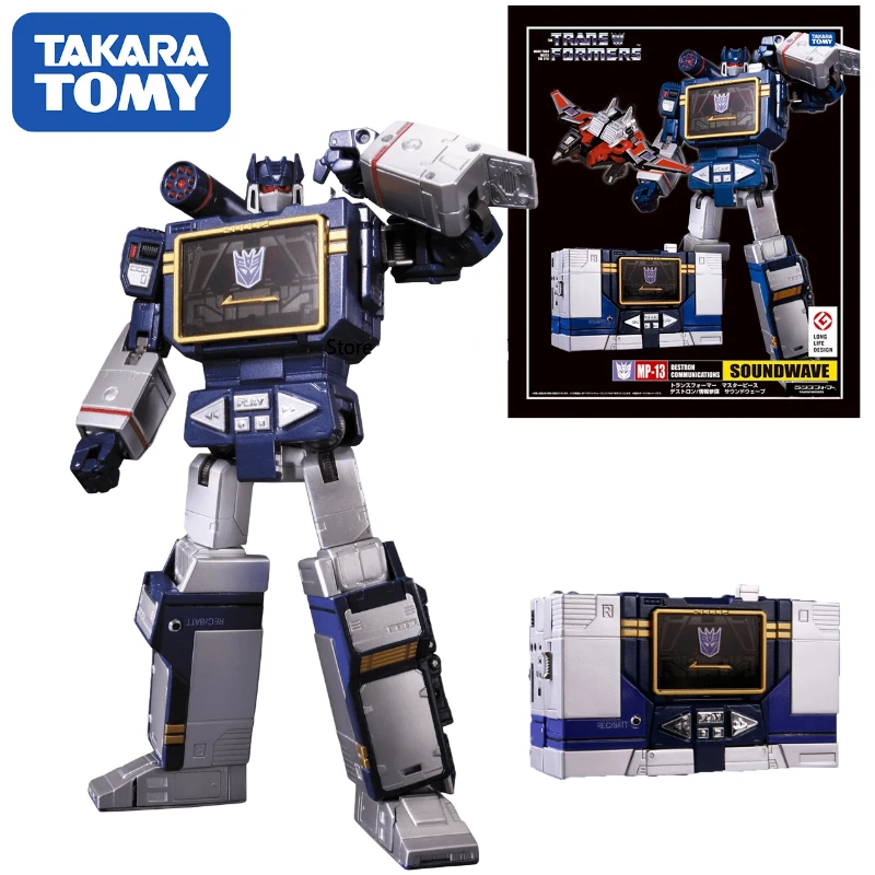 Takara Tomy Transformers Robots MP13 Soundwave Deformation Action Figure Collect Ornaments Figure Model Toys Birthday Gift