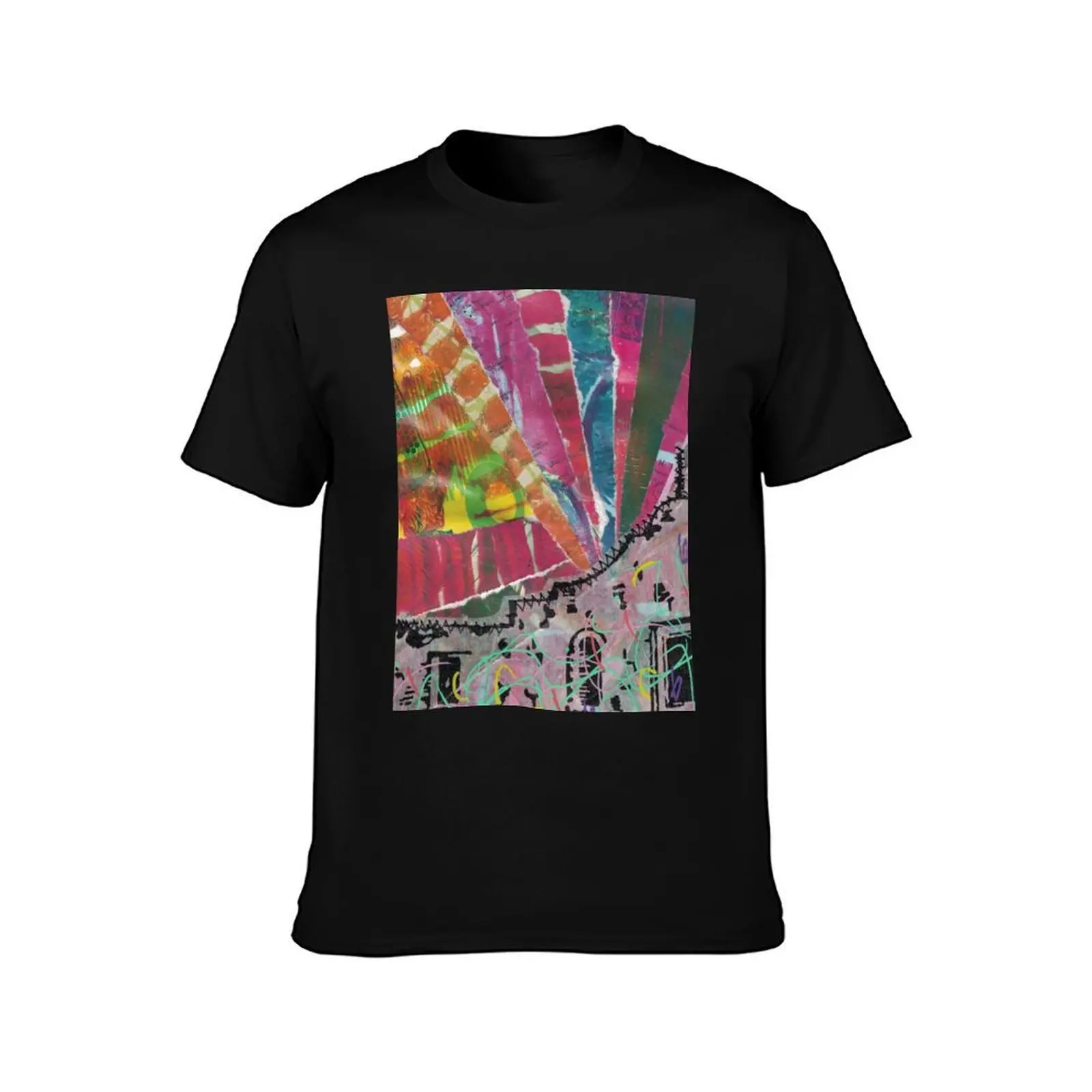 Mission Fiesta T-Shirt Basic Solid Color Short Sleeve T-Shirt