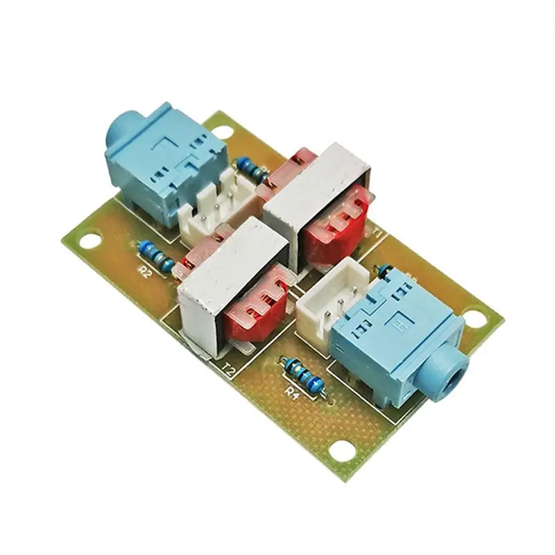 A29F-Stereo Audio Isolator Interference Noise Isolation Module Transformer Coupler Vehicle Common Ground Suppression
