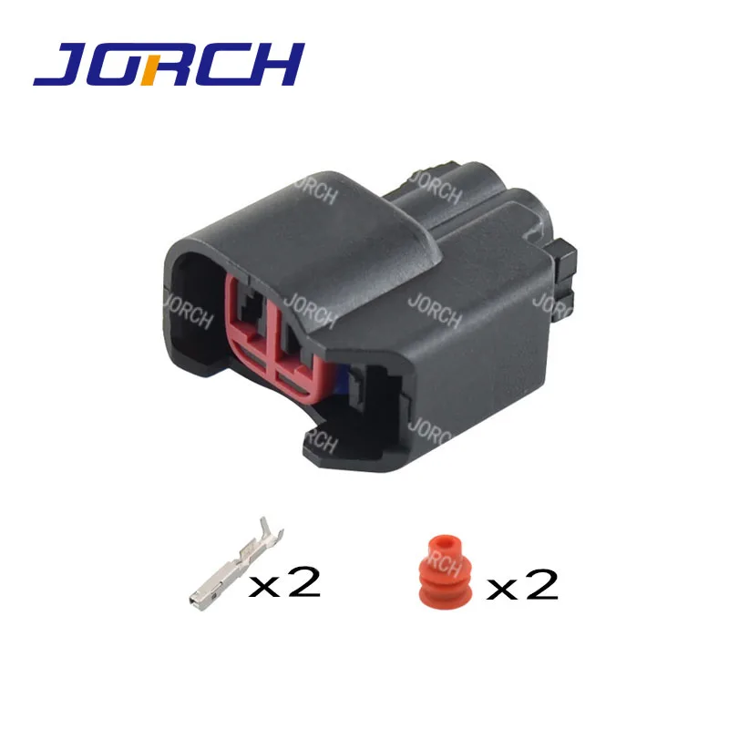 2 Pin 1.5mm Female EV6/EV14 Car Fuel Injector Connector Female For Dodge LS2 LS3 GM 7283-5967-30