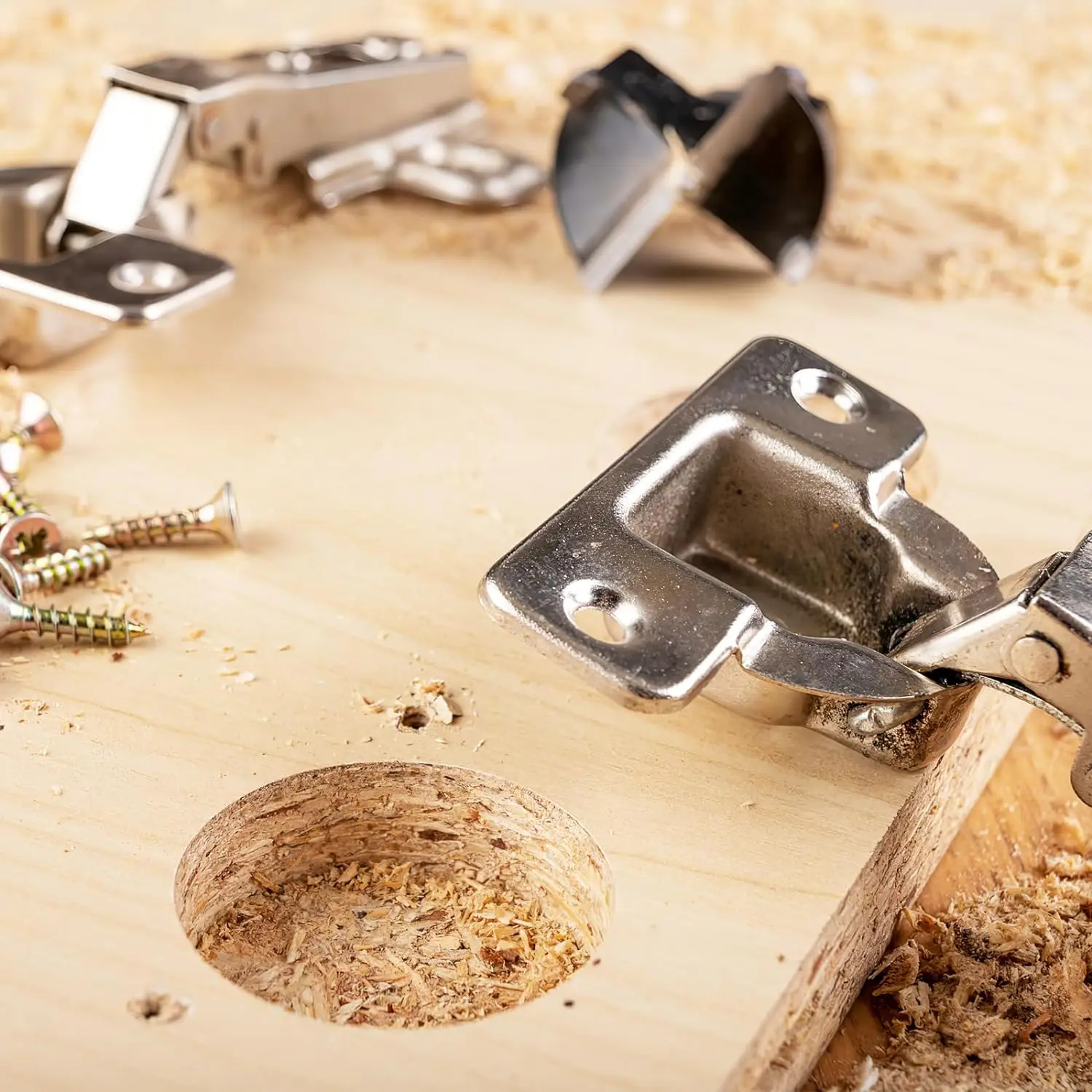 35 mm verdeckte Türscharnier-Vorrichtung, präzise verriegelbare Schrankscharnier-Vorrichtung, Taschenloch-Vorrichtung, verstellbare Schnellstanz-Schrank-Hardware-Vorrichtung – Detail 8