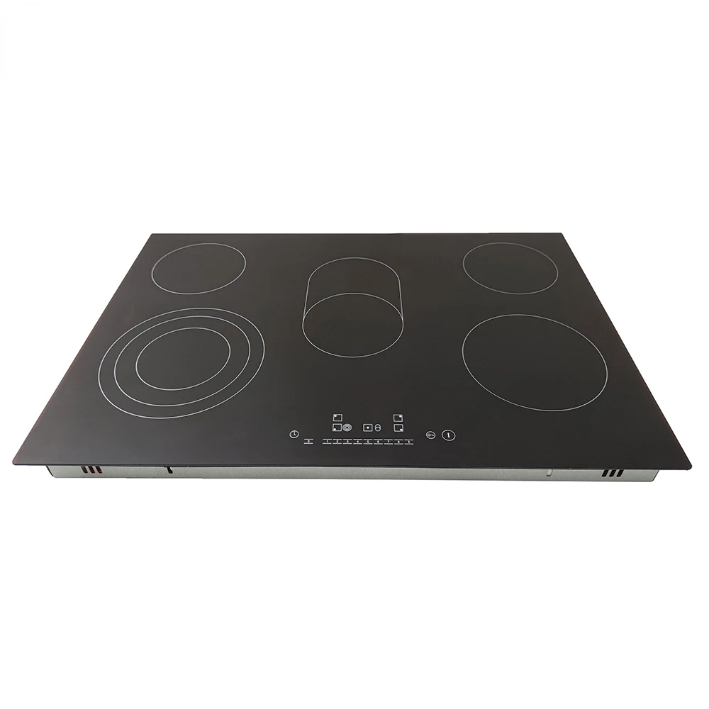 Intelligent High Power rapid heating 5 burners infrared ceramic hob