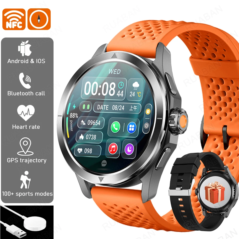 2025 New S4 Ultra For Xiaomi Smart Watch GPS Bluetooth Call Blood pressure Health watch Heart Rate Waterproof Sport Smart watch