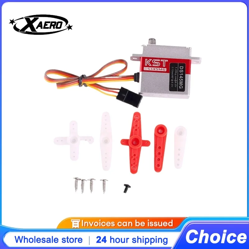

KST DS145MG Micro Digital HV Servo CNC Metal Gear 5,5 кг для соревновательных планеров/дронов FPV (22x11x24 мм, 6-8,4 В)