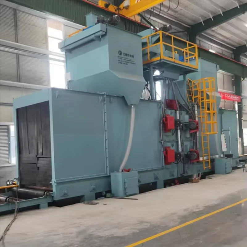 Roller Conveyor Shot Blasting Machine Customized Automatic for Steel Plate Heavy Duty Cleaning Projects