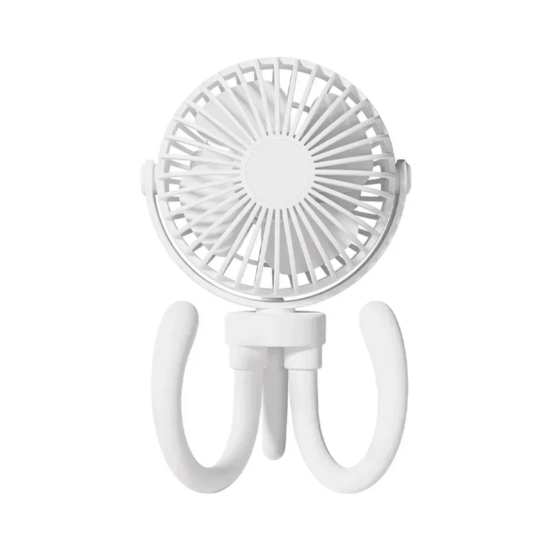 

Portable Hand Fan 2000mAh USB Rechargeable Summer Mini Octopus Electric Table Angle Adjustment Outdoor Fan Baby Stroller Fan