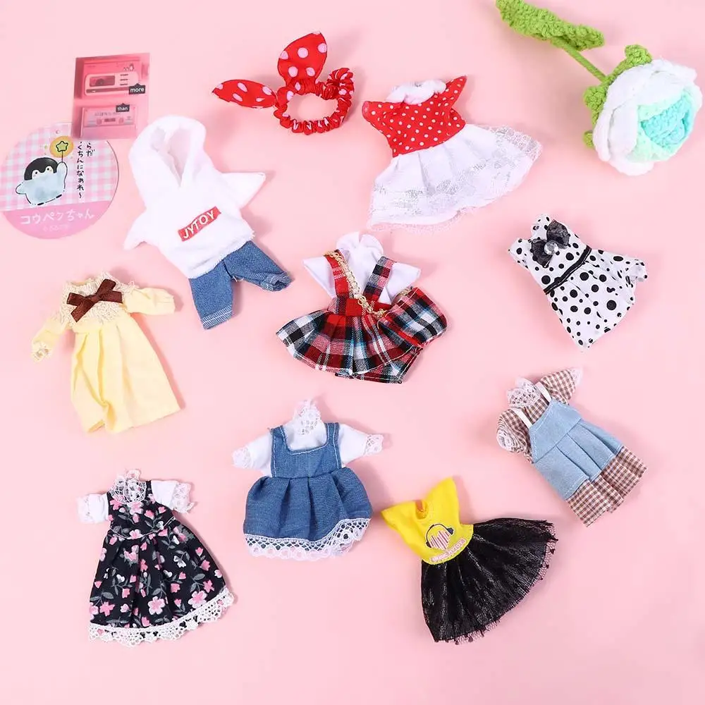 Juguete para niña, los mejores regalos para niños, traje de falda de 16cm, ropa para muñeca, vestido de princesa, ropa BJD, ropa para muñeca BJD