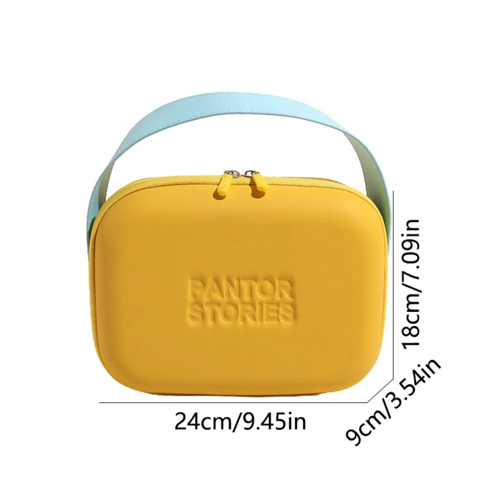 Lagerung Silikon Make-Up Tasche Griff Tragbare Reise Kosmetik Behälter Große Kapazität Multifunktionale Waschen Beutel