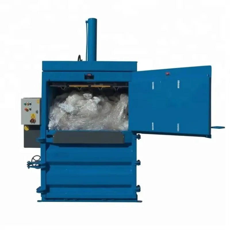 Vertical Hydraulic Plastic Film Baler Waste Plastic Bag Packaging Film Compression Baling Machine Customized