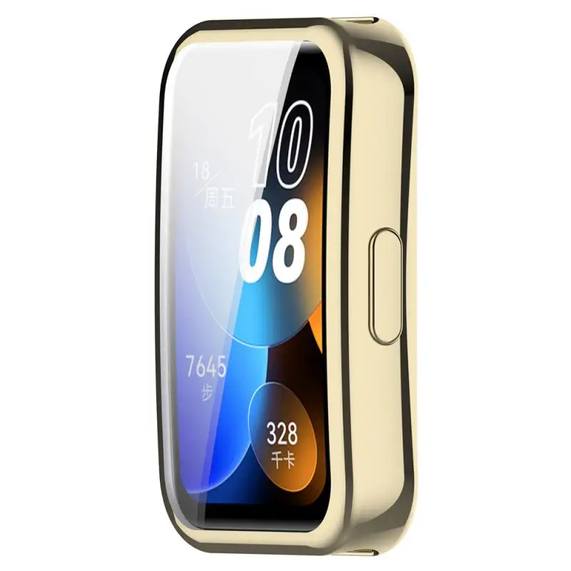 Glass + Case For Band 8 Accessoroy PC All-around Bumper Protective Cover + Screen Protector For Band8 Accessories