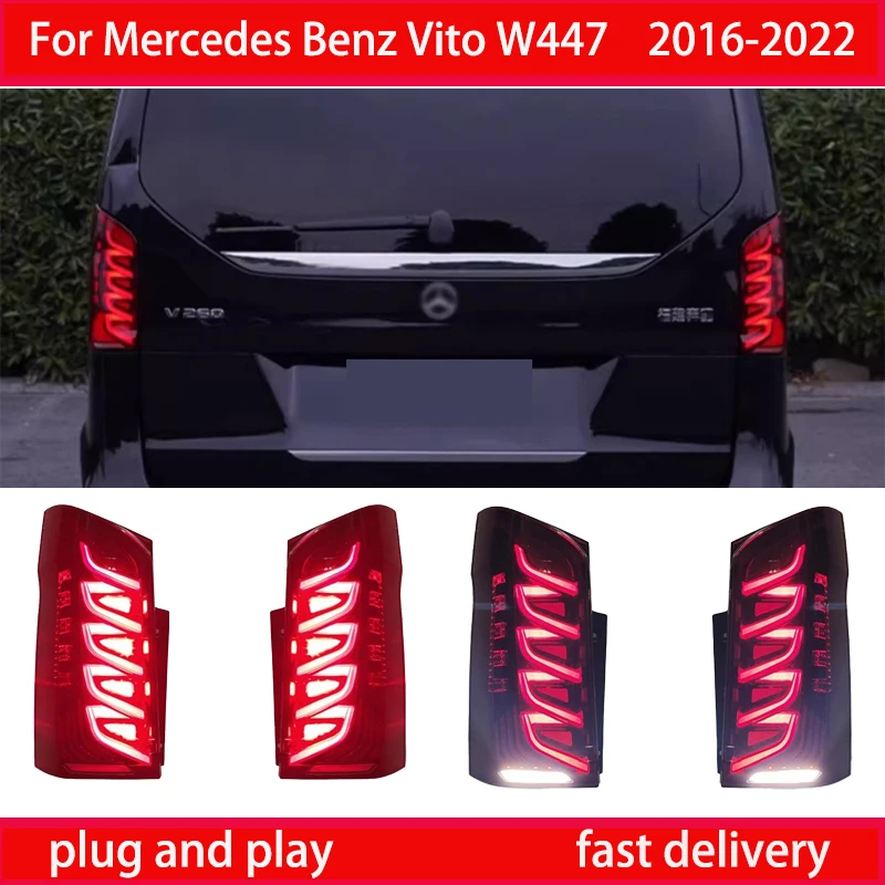 

For Mercedes-Benz Weyting V220 V250 V260 W447 2016-2022 LED tail lamp assembly, brake lights, signal light components