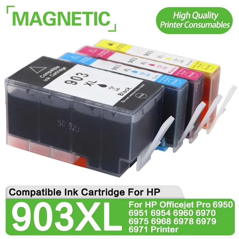 Für HP 903XL 903 XL Tintenpatrone Kompatibel mit HP Officejet Pro 6950 6951 6954 6960 6970 6975 6968 6978 6979 6971 6075 Drucker