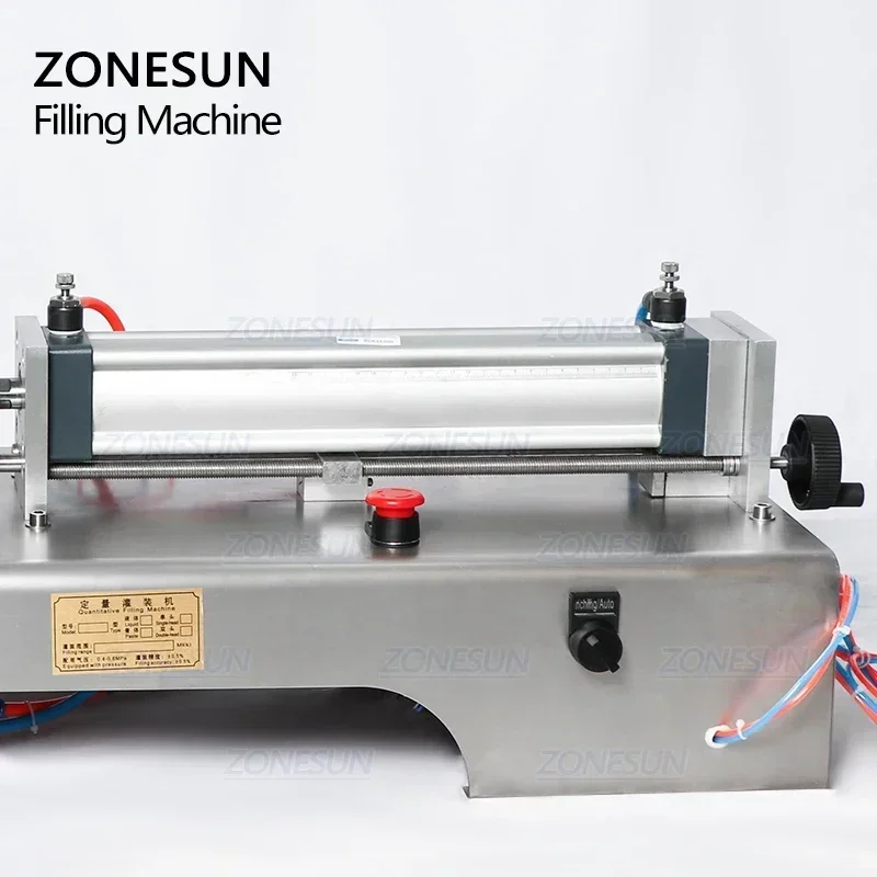 

ZONESUN Fully Pneumatic filling machine for Sprays Clean Gel Soap Bottle Dispenser Liquid Filling Machine