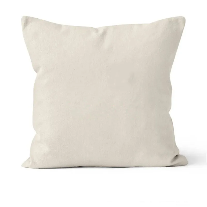 Sublimation Blank Pillow Cushion Linen Covers Large Size Square Home Sofa Decorative for Customized Diy Photo Printing