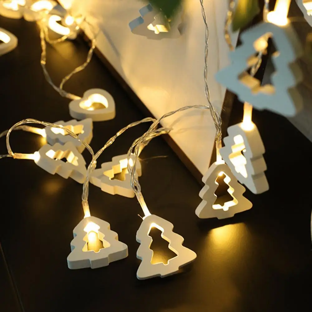 

Durable Wooden Lamp Christmas Light Wooden Pendant Festive Led Love Pendant Lights for Christmas Valentine's Day Decor Warm Glow