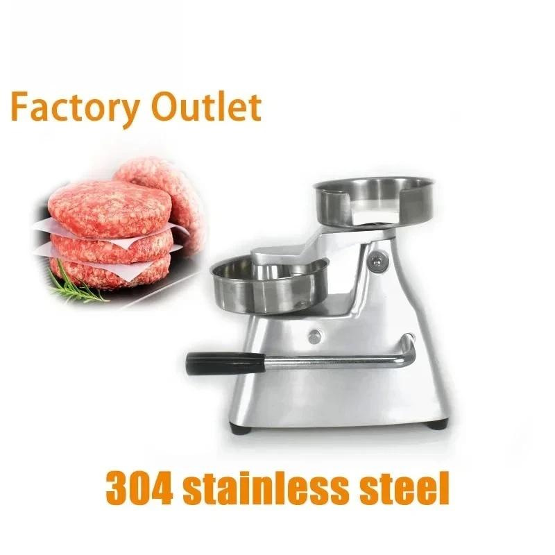 Factory outlet Stainless Steel Manual Burger Maker Beef  Hamburger Patty Forming machine