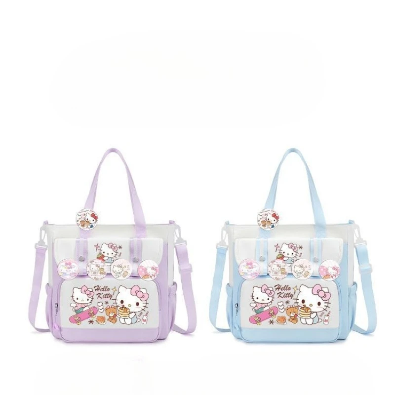 Sanrio Hello Kitty make-up bag creative high-value cartoon printing large-capacity portable student portable messenger bag gift