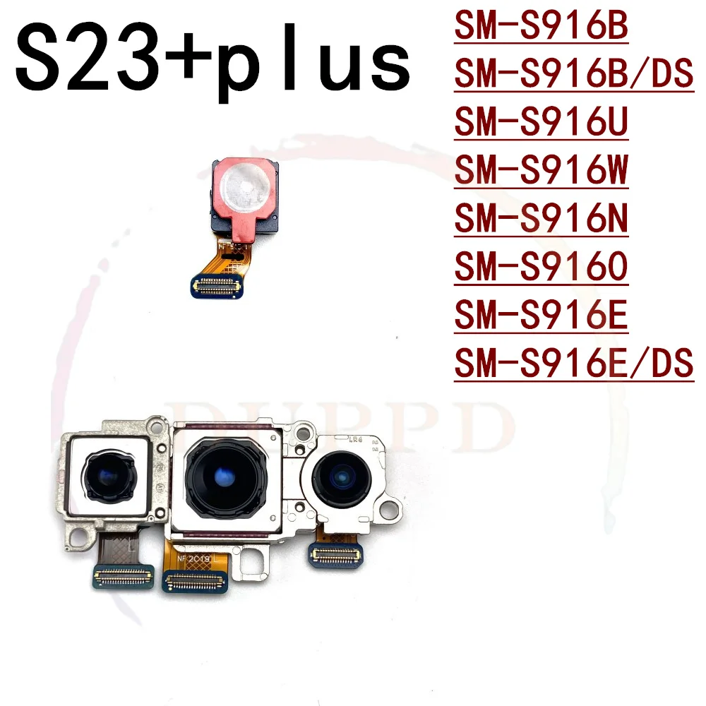 Full Set Main Back And Front Facing Camera Depth+Wide Camera Flex Cable For Samsung Galaxy S23+Plus 5G S916 S916U S916B