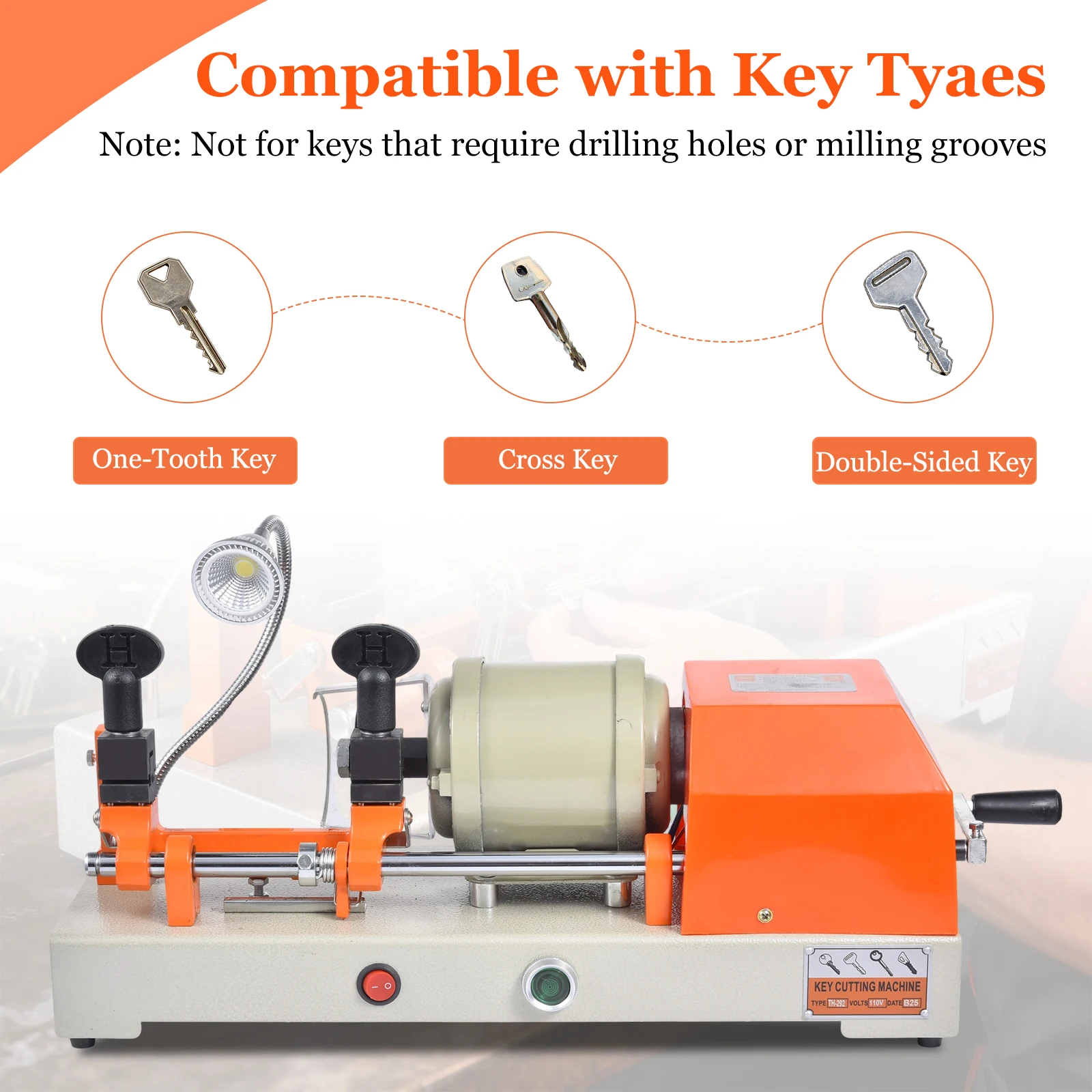 Key Duplicator Machine Key Cutter Tool Cutting Duplicate Equipment House Door Car Locksmith Tools for Hardware Stores