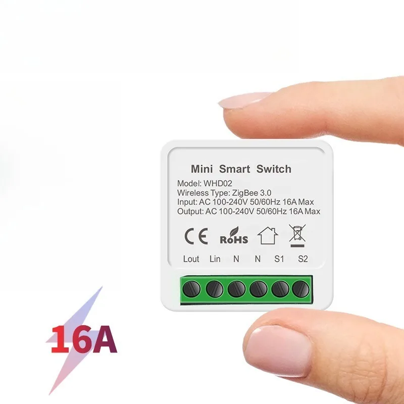 Smart Switch Breaker, App & Voice Wireless Control, Concealed 1-Way 2-Way Switch