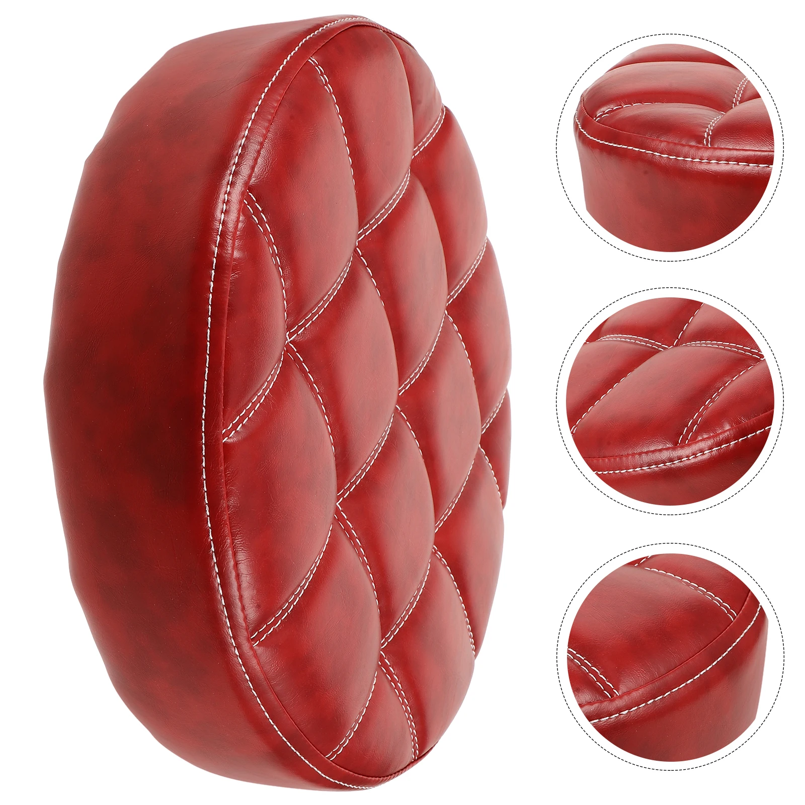 

Round Chair Replacement Seat PU Foam Wood Stool Pad Lightweight for Bar Restaurant School Home Canteen Seating Accessory