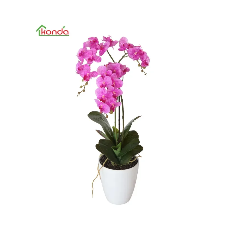 Vivid Fake Artificial Flowers Orchid Plants for Vertical Garden