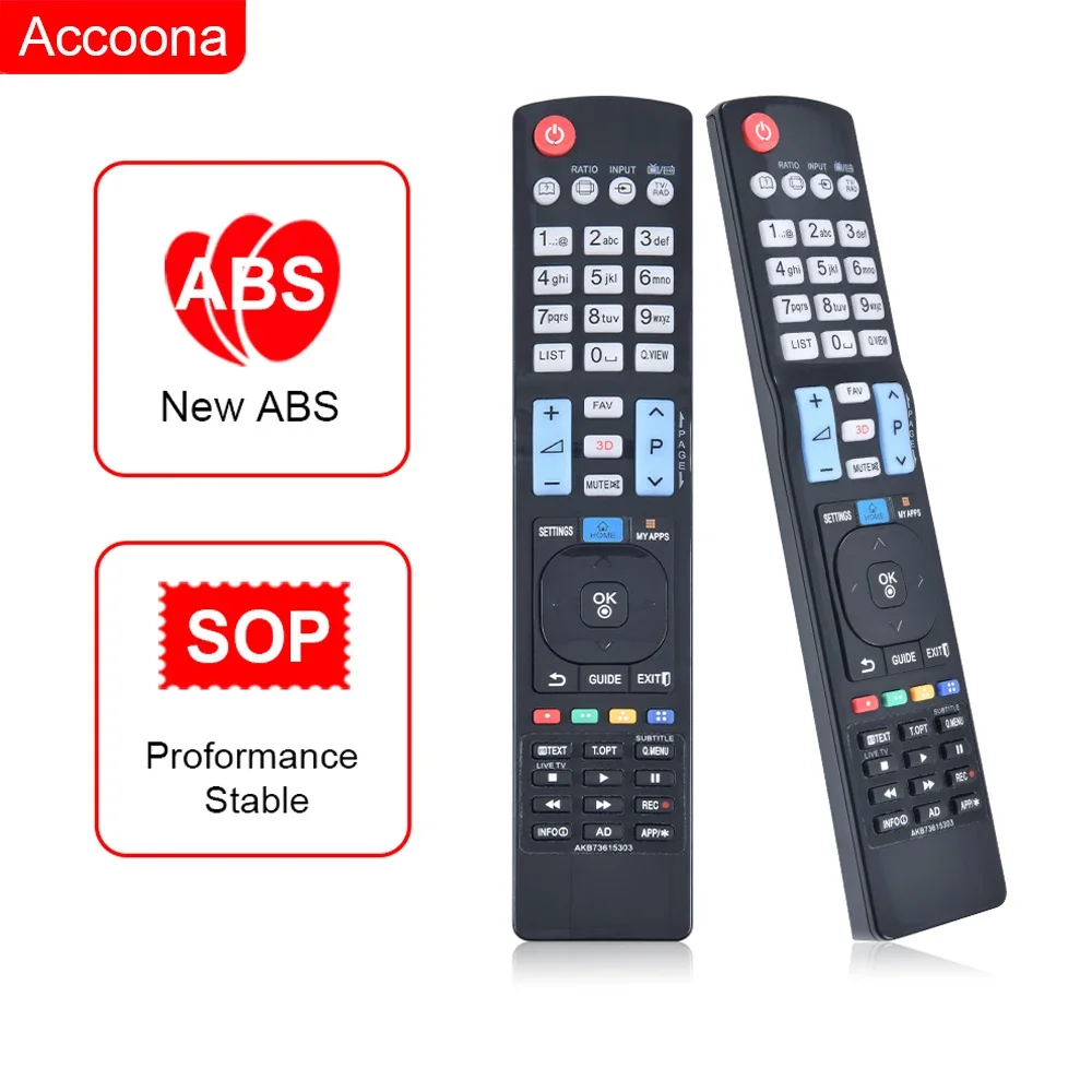 

AKB73615303 Remote Control Suitable for Smart TV LCD HDTV AKB72915238 AKB72914043 AKB72914041 AKB73295502 AKB73756502 AKB7375650