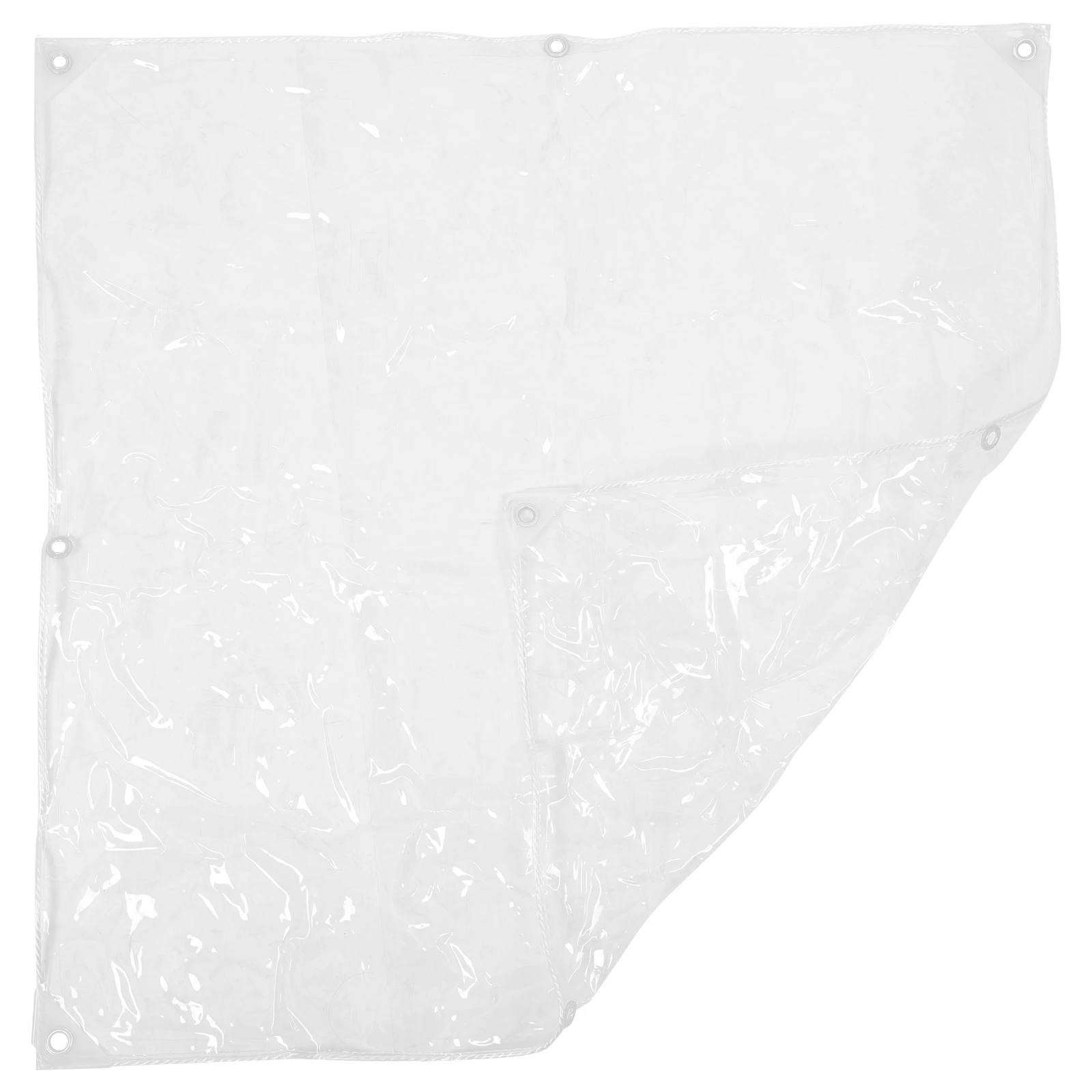 

Clear PVC Tarp Heavy Duty Waterproof Tear Resistant Outdoor Tent Cover Camping Greenhouse Shelter Clear PVC Tarp