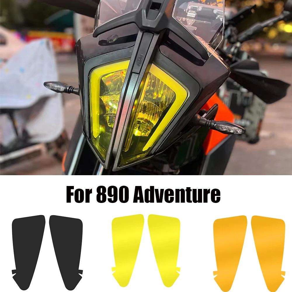 For 890 Adventure R S Rally Motorcycle    Headlight Cover Protective Film Protective Film 890ADV adv 2022-2023 Accessiores