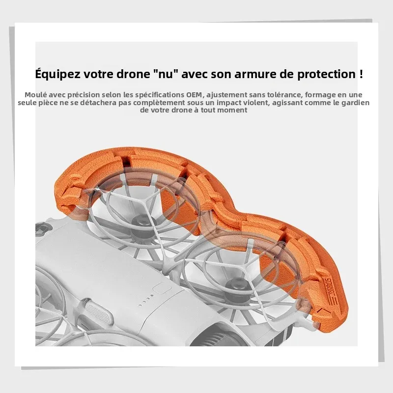 Image 6: Couvercle de protection d'hélice pour pièces de Drone DJI NEO 2, protecteur flottant EVA, anneau Anti-Collision, accessoires de Drone