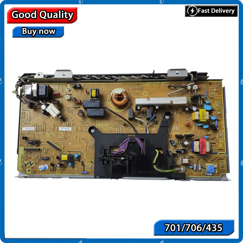 Original test for hp701 701n M701 M706 M435 706 435 high voltage power supply board RM2-0235 Printer parts