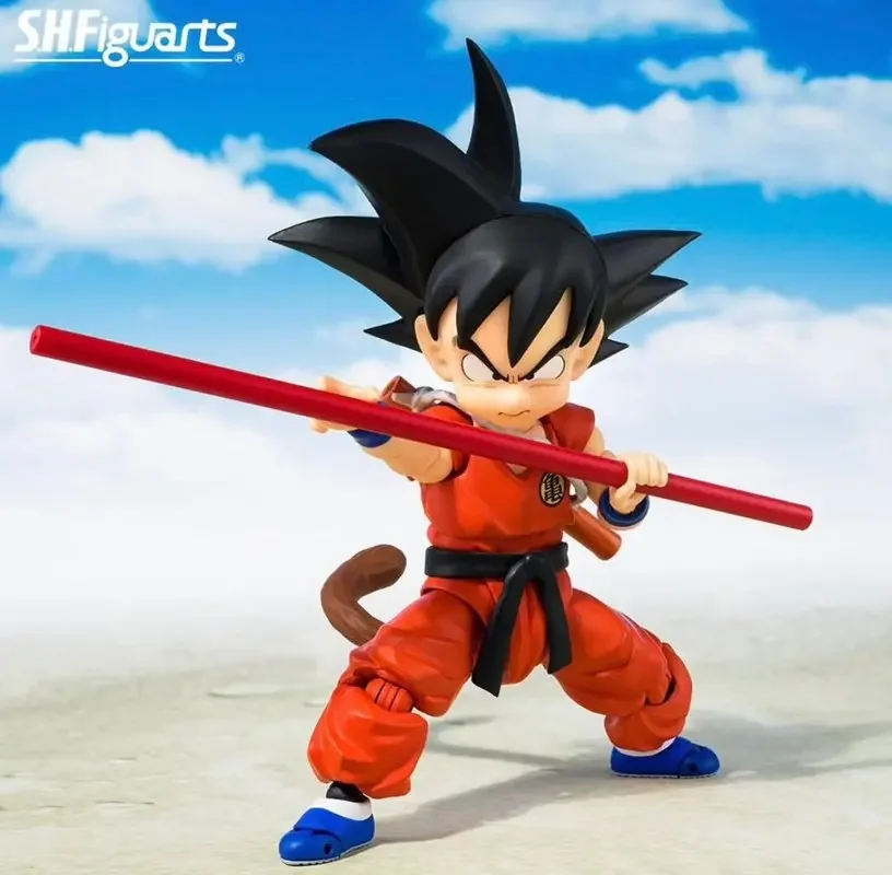 Oryginalne Bandai Shfiguarts Tnst Dragon Ball niewinny pretendent syn Goku figurka Anime prawdziwa zabawki modele akcji