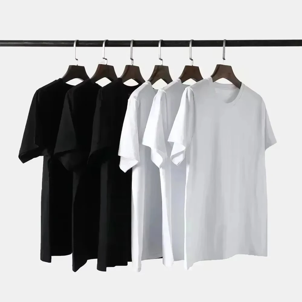 2026 Brand Men's Graphic Print T-shirt Top Summer 100% Cotton T-shirt Y2K Harajuku High Quality Round neck T-shirt fashion